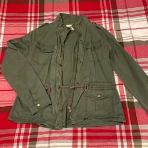 Army green jacket